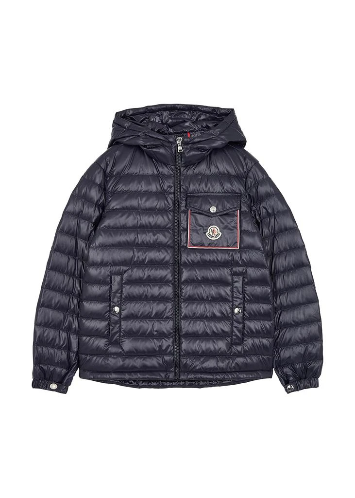 商品Moncler|KIDS Pavron navy quilted shell jacket (12-14 years),价格¥4462,第1张图片