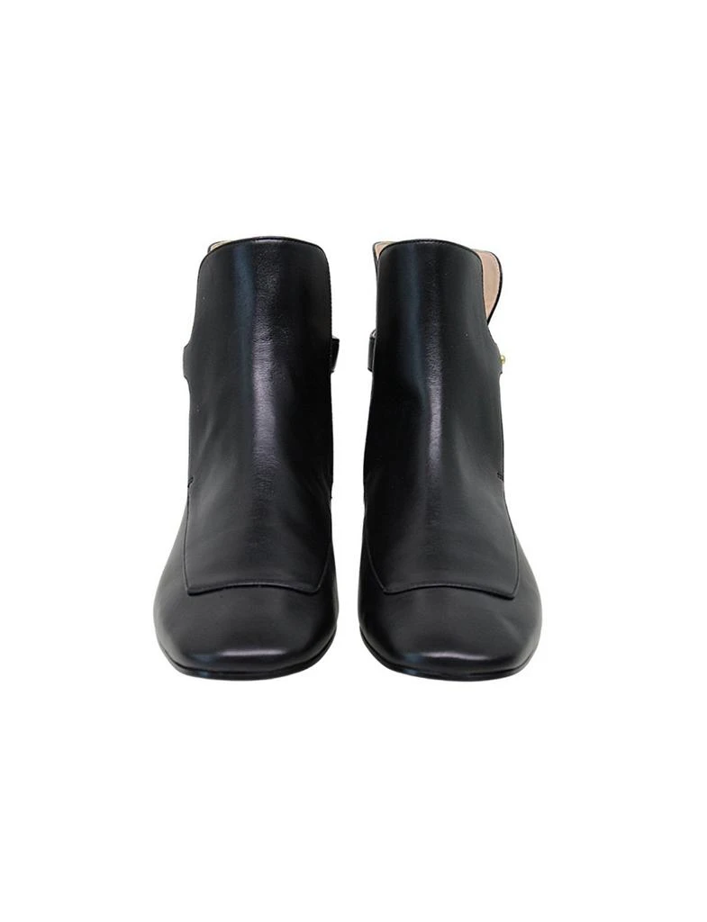 商品INES DE LA FRESSANGE|Black leather flat boot,价格¥3798,第3张图片详细描述