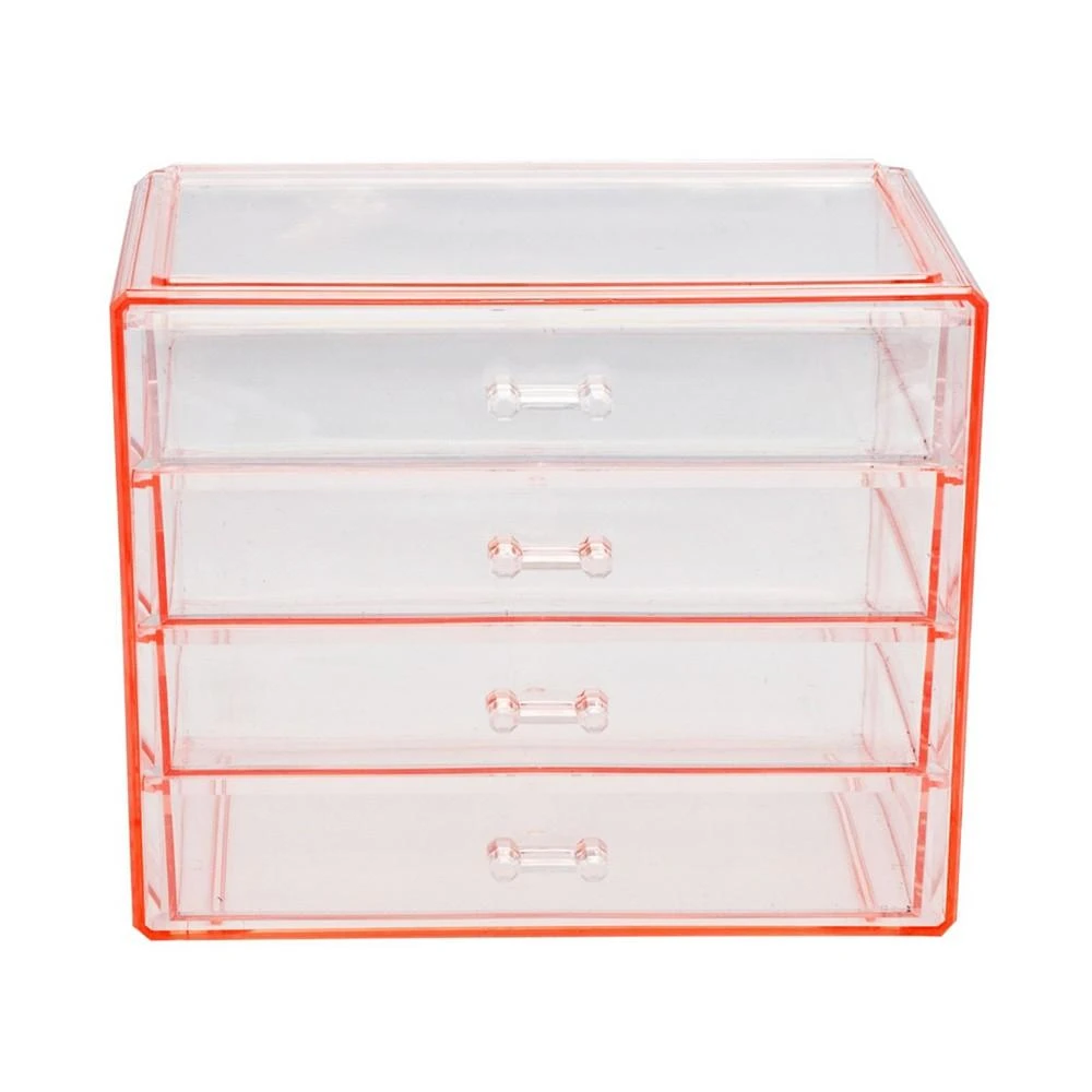 Cosmetic Makeup and Jewelry Storage Case Display - 4 Large Drawers 商品