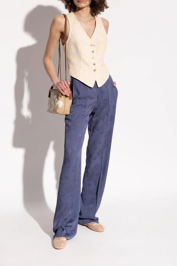 商品Kate Spade|Kate Spade Riley Mesh Mary Jane Ballet Flats,价格¥1041,第3张图片详细描述