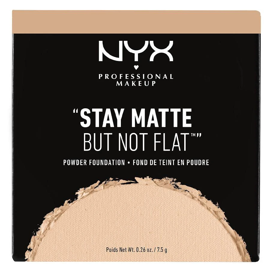 商品NYX Professional Makeup|Stay Matte But Not Flat Pressed Powder Foundation,价格¥71,第2张图片详细描述