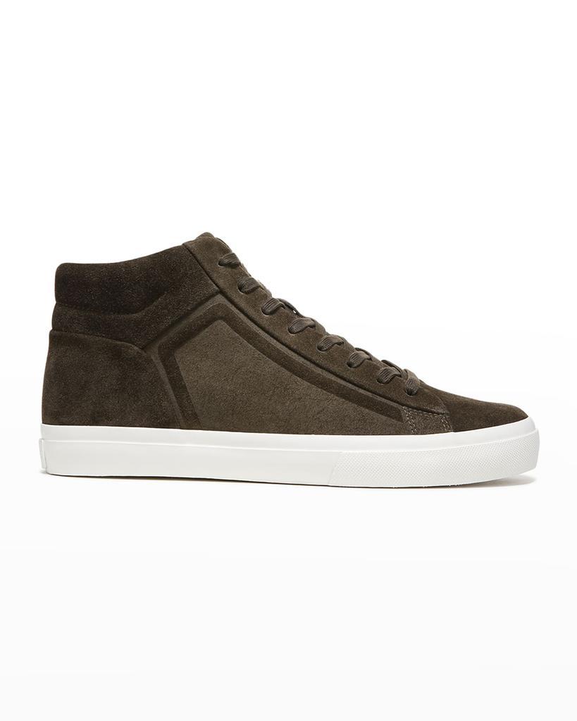 商品Vince|Men's Fynn Leather High-Top Sneakers,价格¥1839,第1张图片