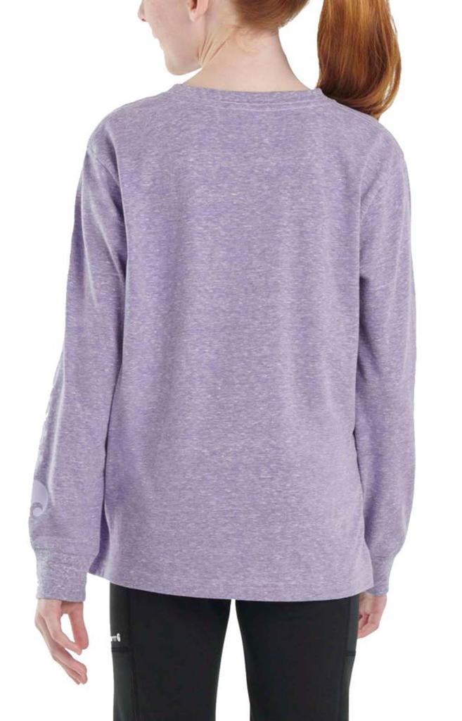 (CA9888) Long-Sleeve Graphic Pocket Shirt - Violet Indigo商品第3张图片规格展示
