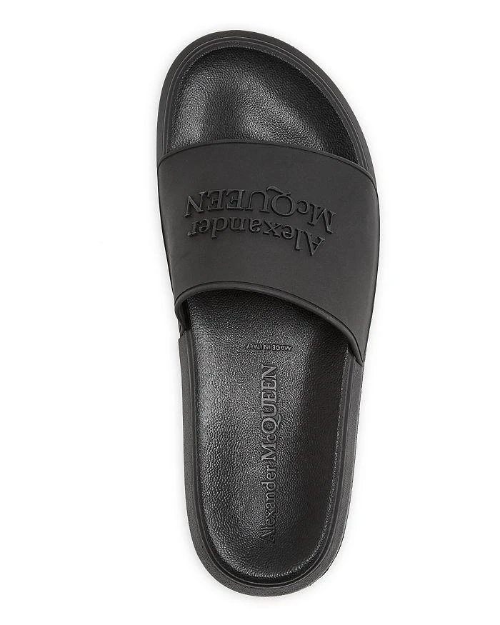 商品Alexander McQueen|Men's Logo Slide Sandals,价格¥872,第2张图片详细描述