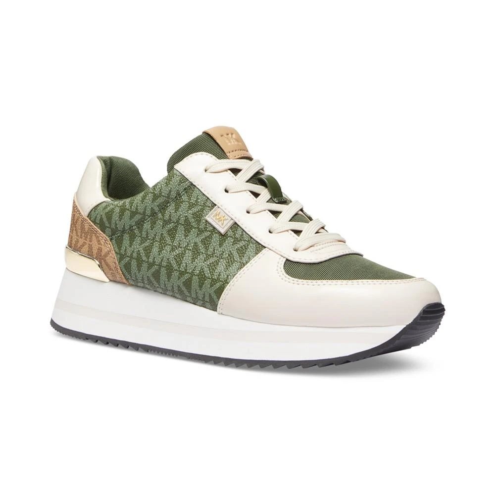 商品Michael Kors|Women's Monique Trainer Lace-Up Sneakers,价格¥492,第1张图片