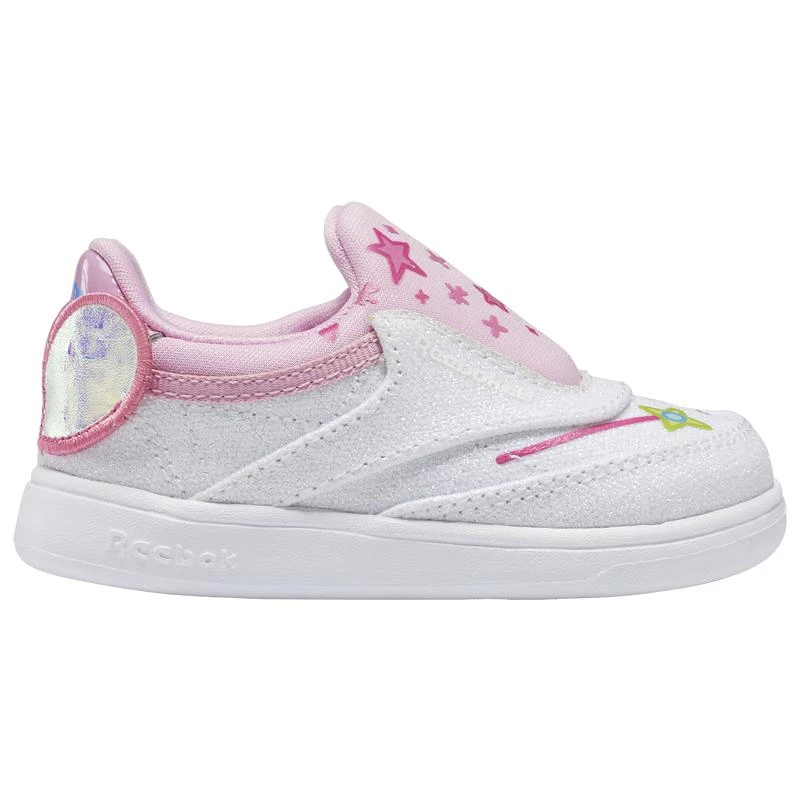 商品Reebok|Reebok Club C Slip-On IV - Girls' Toddler,价格¥233,第1张图片