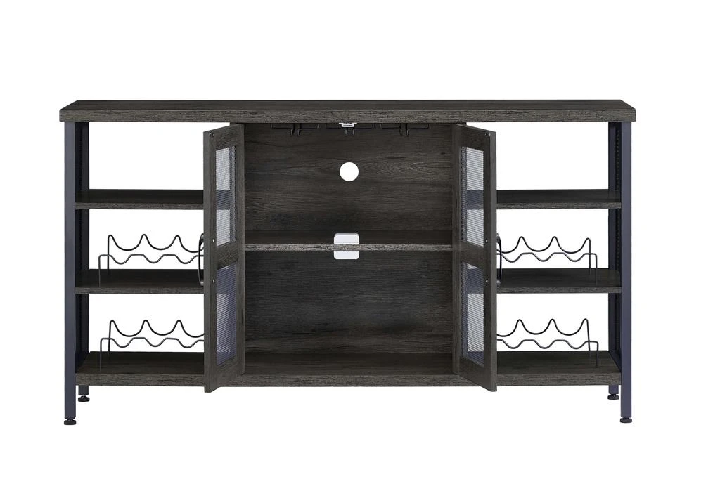 商品Streamdale Furniture|Streamdale Industrial Wine Bar Cabinet,价格¥2372,第3张图片详细描述