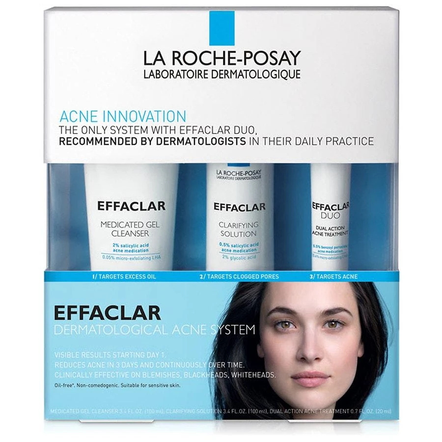 商品La Roche Posay|Effaclar Dermatological Acne Treatment System for Face Oil Free,价格¥249,第1张图片