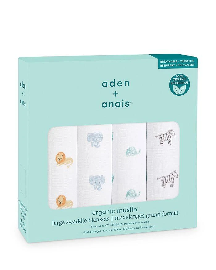 商品aden + anais|4 Pk. Printed Classic Swaddles,价格¥440,第2张图片详细描述