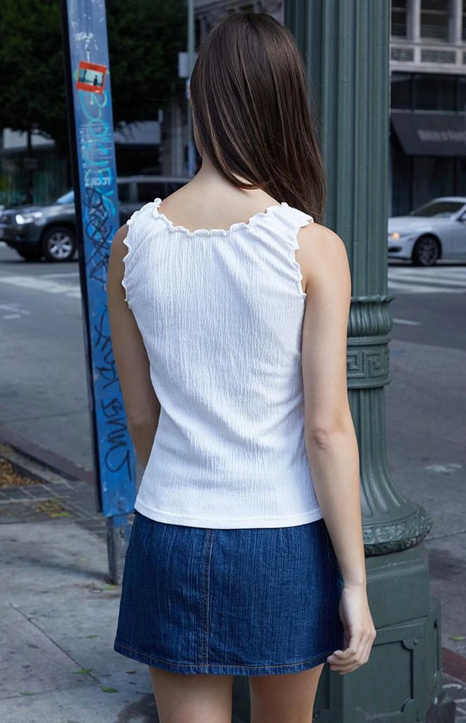 商品John Galt|White Malena Top,价格¥198,第4张图片详细描述