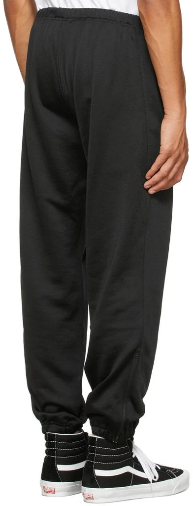 商品Needles|Black French Terry Zipped Lounge Pants,价格¥608,第3张图片详细描述