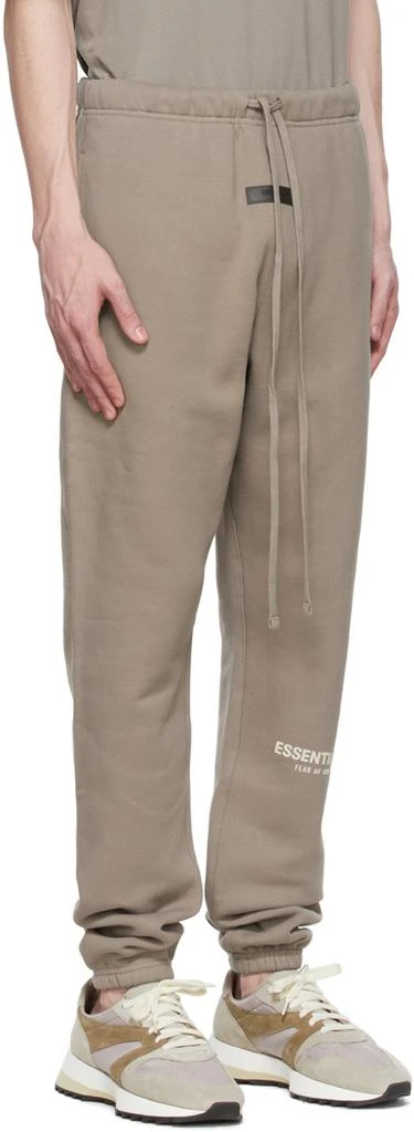 Fear of God ESSENTIALS Taupe Cotton Lounge Pants 2