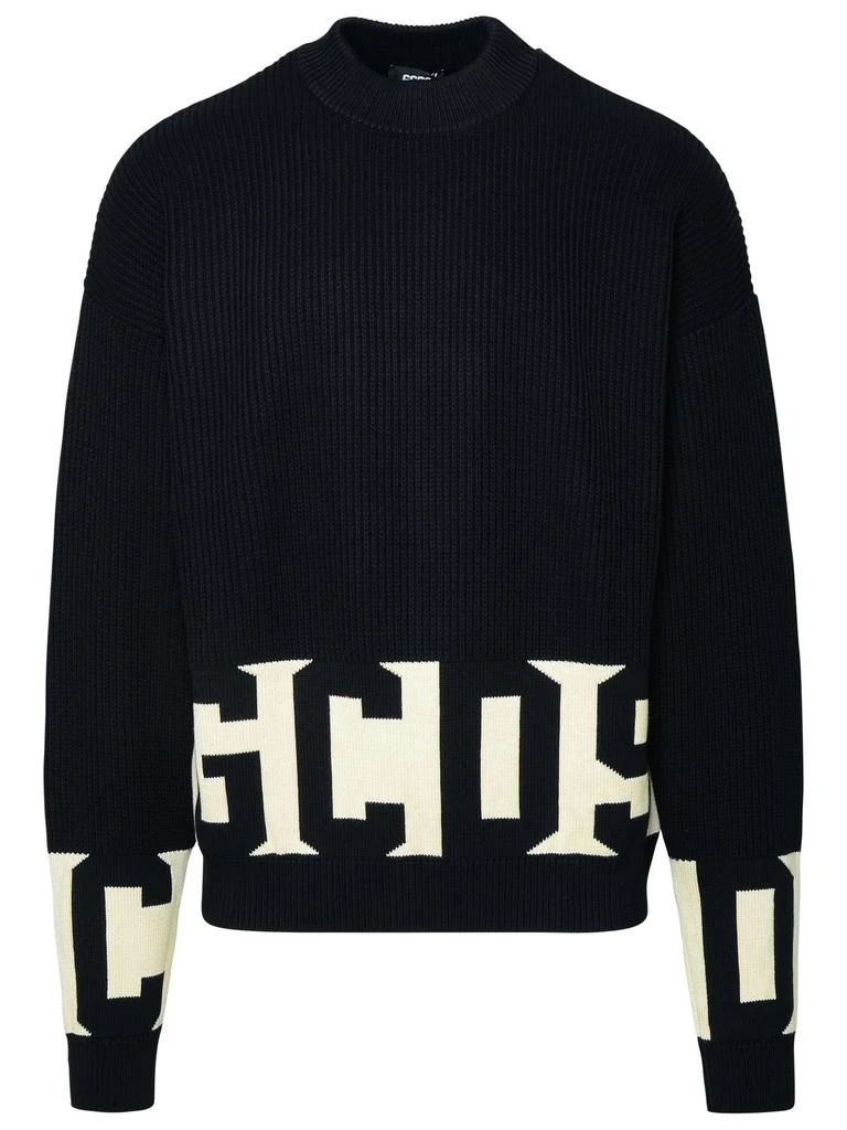 商品GCDS|GCDS Logo Intarsia Crewneck Jumper,价格¥2164-¥2456,第1张图片