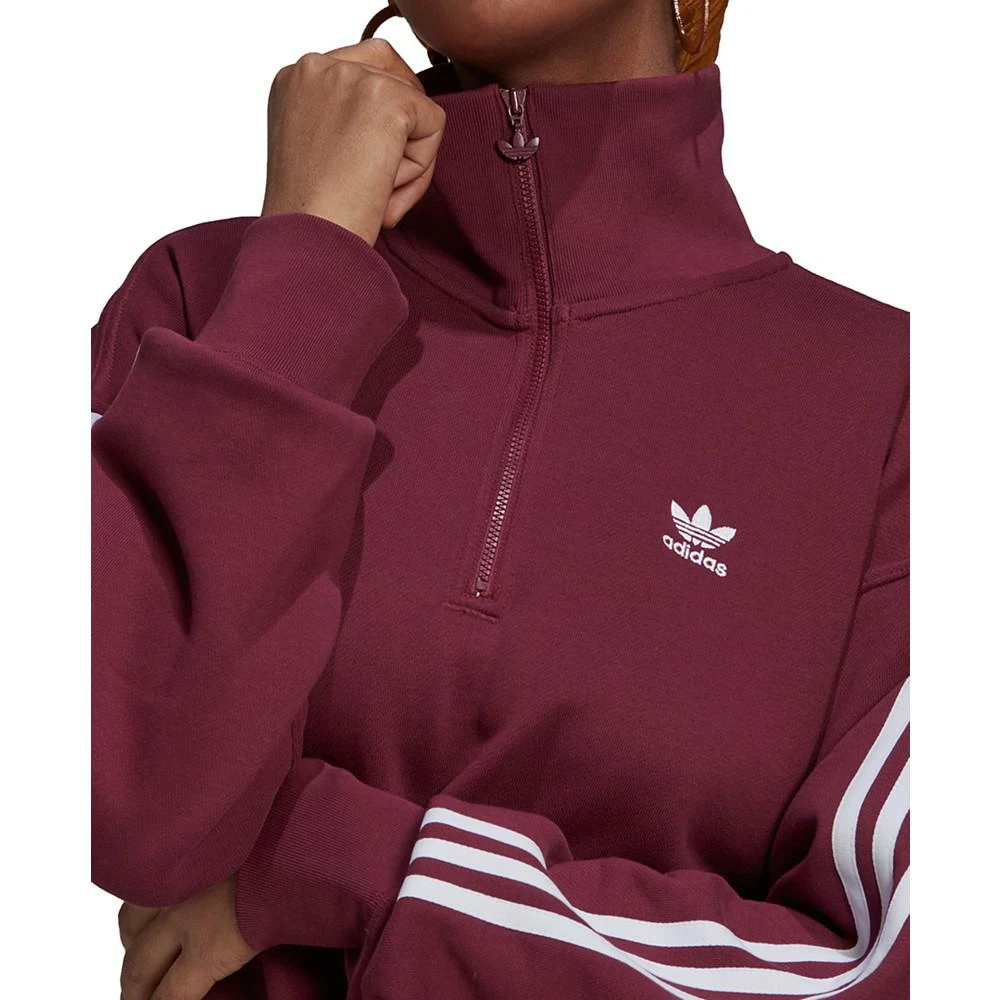 商品Adidas|Women's Cotton 3-Stripes Sweatshirt,价格¥540,第4张图片详细描述