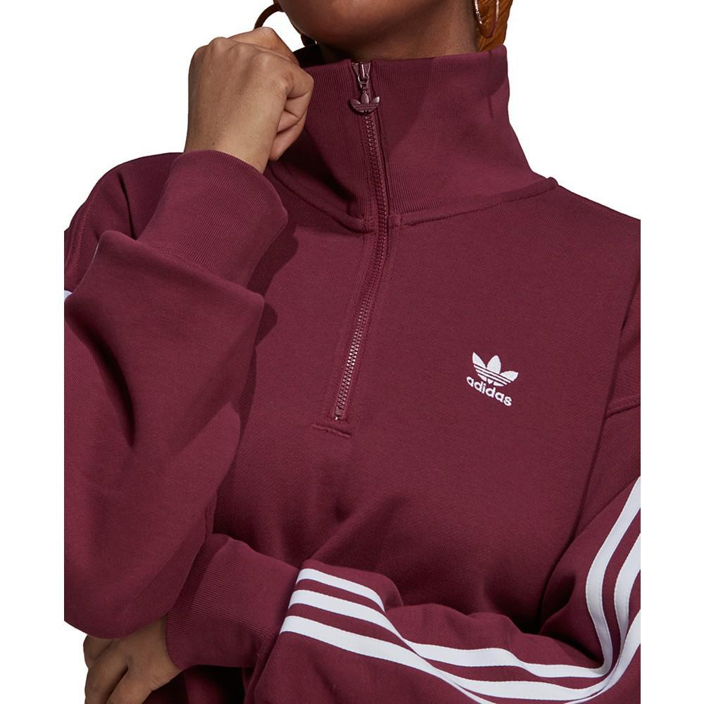 商品Adidas|Women's Cotton 3-Stripes Sweatshirt,价格¥518,第6张图片详细描述