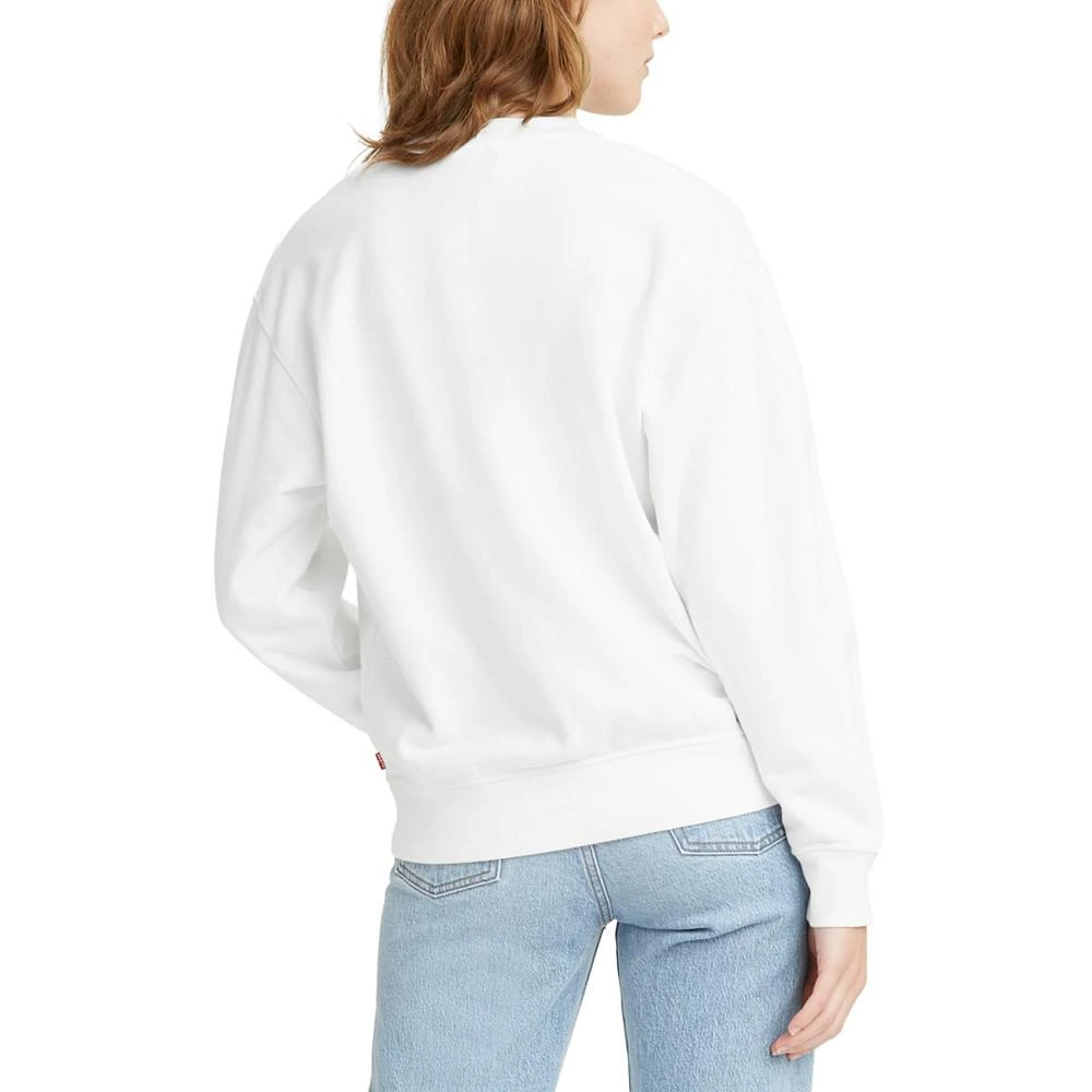 商品Levi's|Women's Comfy Logo Fleece Crewneck Sweatshirt,价格¥221,第2张图片详细描述