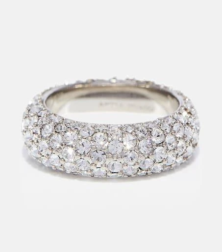 商品Amina Muaddi|Cameron crystal-embellished ring,价格¥2752,第1张图片