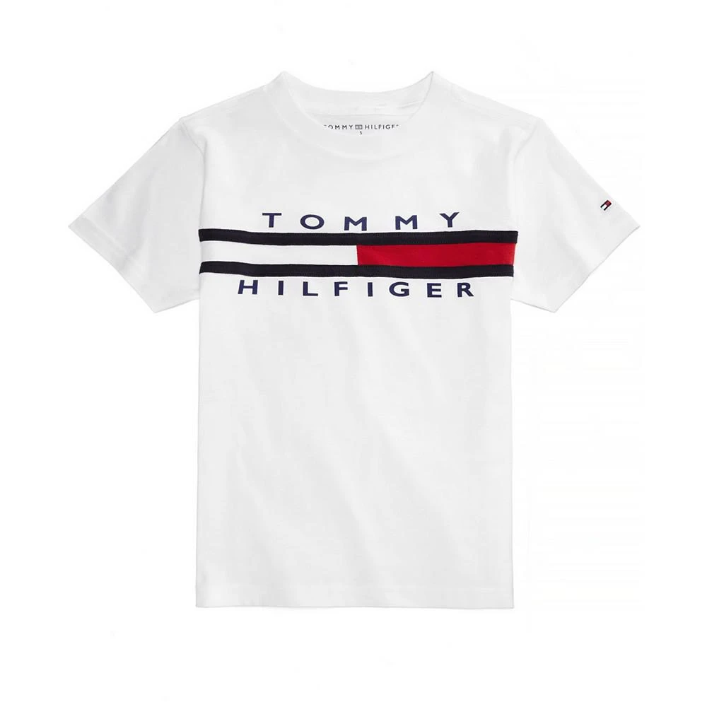 商品Tommy Hilfiger|男小童 棉质印花T恤,价格¥62,第1张图片
