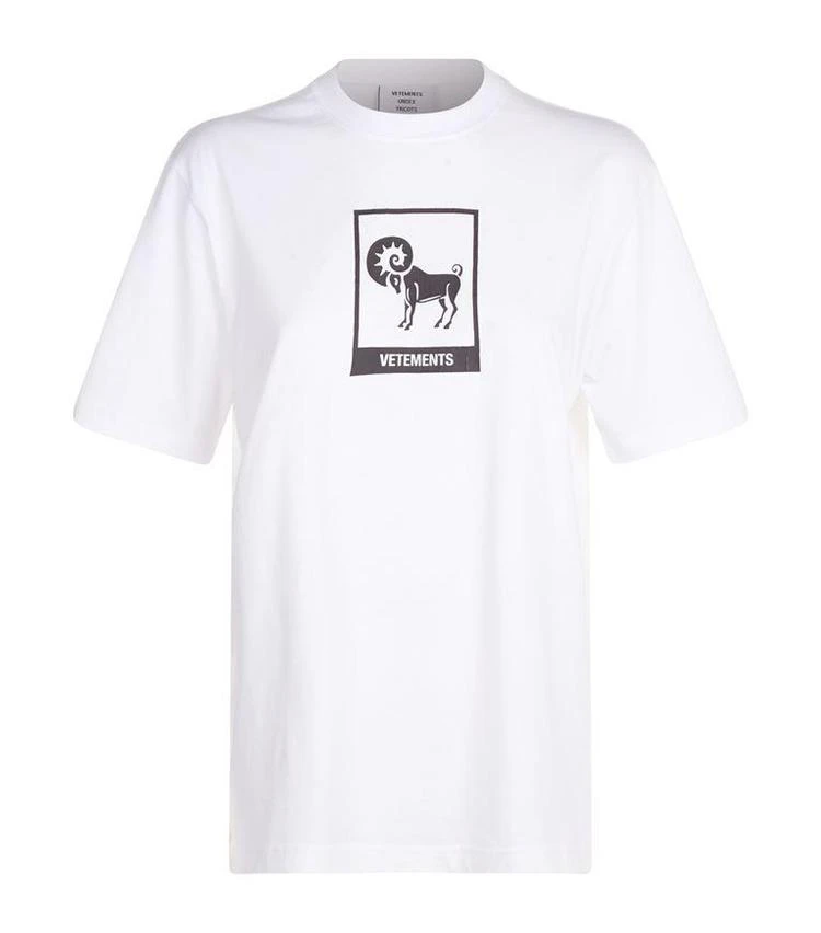 商品Vetements|Aries Horoscope T-Shirt,价格¥525,第1张图片