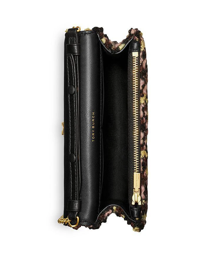商品Tory Burch|Mini Kira Tweed Top Handle Chain Wallet,价格¥2610,第2张图片详细描述