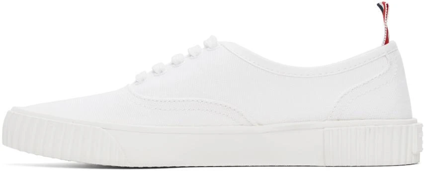 商品Thom Browne|White Heritage Vulcanized Sneaker,价格¥3822,第3张图片详细描述