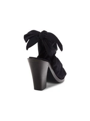 商品Burberry|Back Tie Leather Slingback Pumps,价格¥4428,第3张图片详细描述