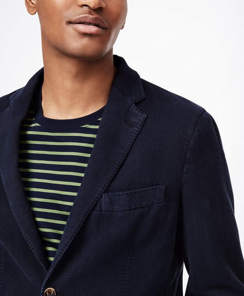 商品Brooks Brothers|Milano Fit Garment-Dyed Sport Coat,价格¥1491,第4张图片详细描述