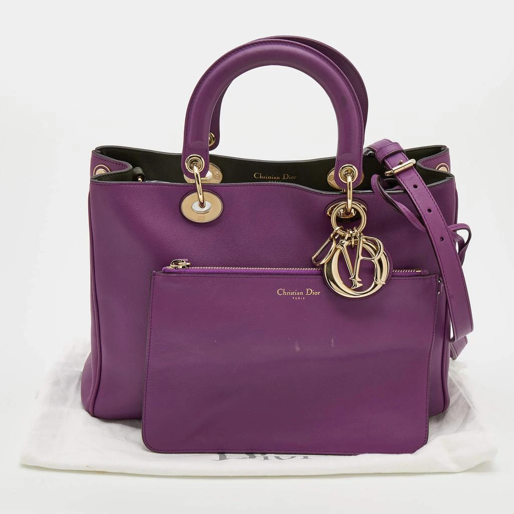Dior Purple Leather Medium Diorissimo Tote 商品