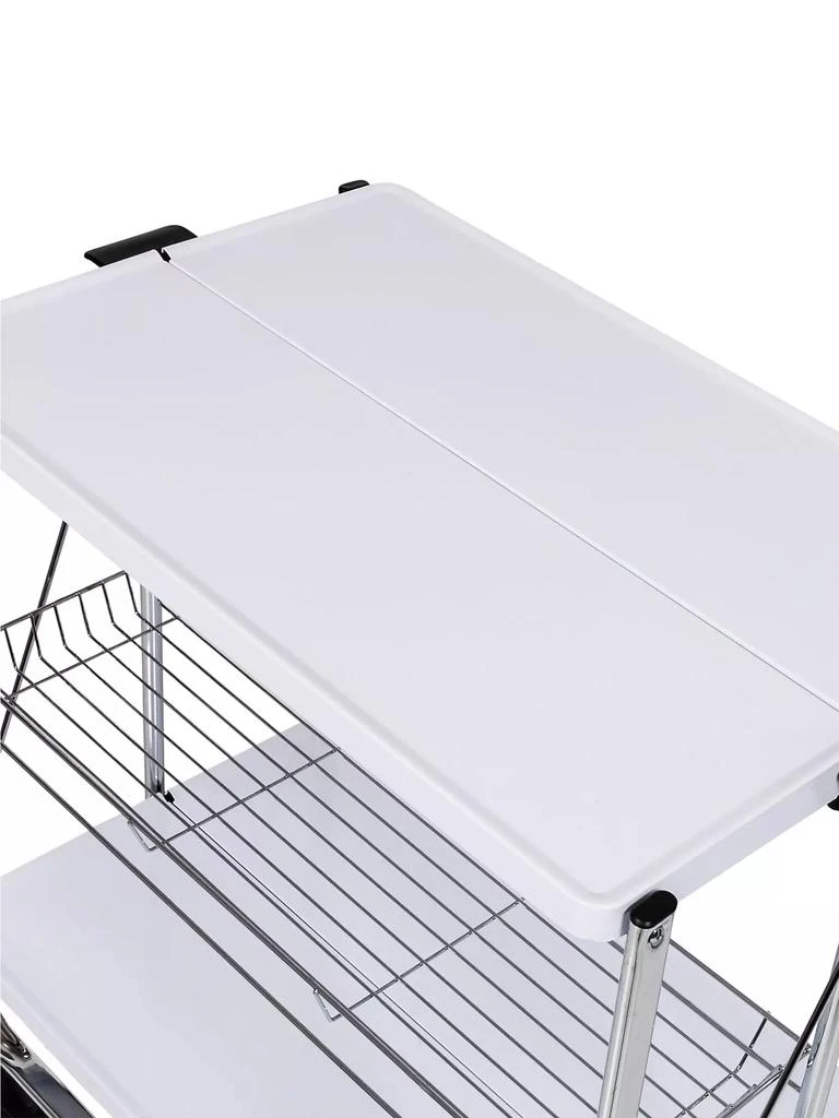 商品Honey Can Do|Modern Foldable Kitchen Cart,价格¥1124,第4张图片详细描述