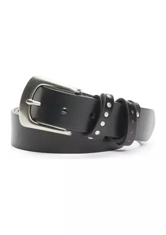 商品Frye|28 Millimeter Perforated Stud Wrapped Belt,价格¥361,第1张图片