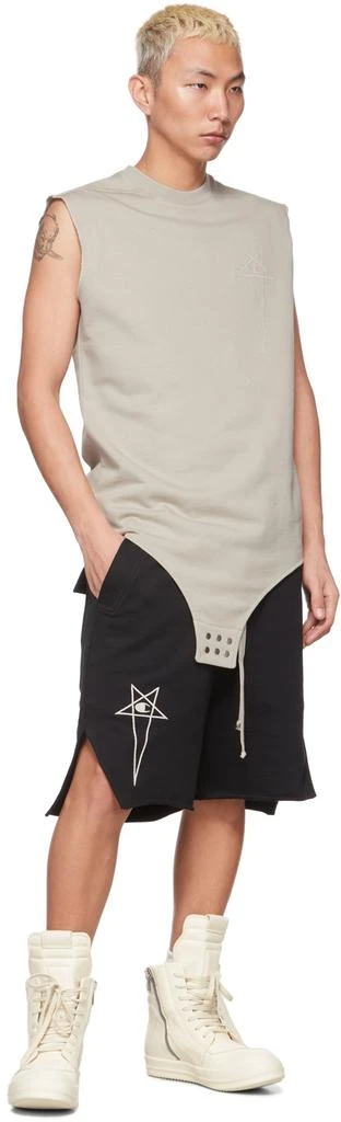 商品Rick Owens|Beige Champion Edition Sleeveless Sweater,价格¥1352,第4张图片详细描述