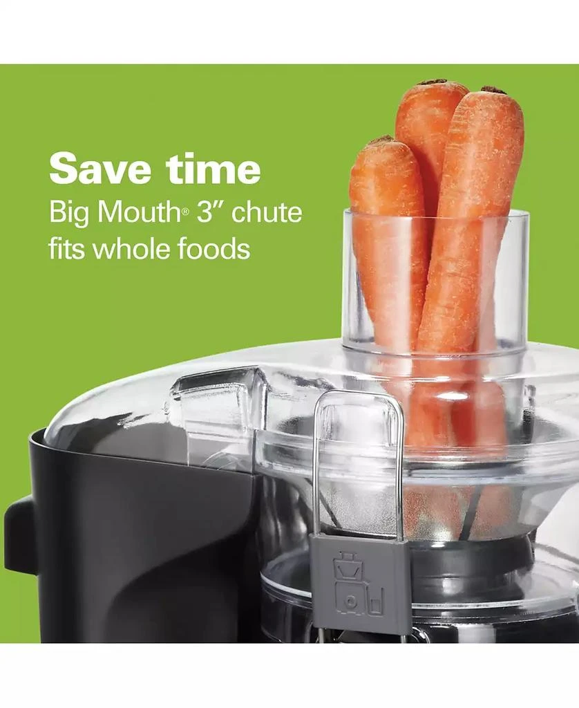 商品Hamilton Beach|Big Mouth Juice & Blend 2-in-1 Juicer and Blender - 67970,价格¥824,第5张图片详细描述