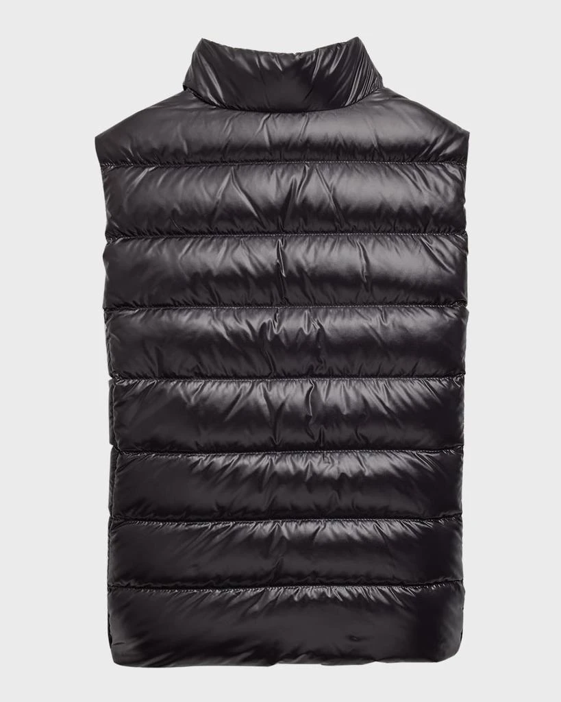 商品Moncler|Kid's Ghany Quilted Puffer Down Vest, Size 4-6,价格¥3166,第2张图片详细描述