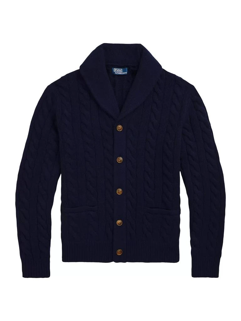 商品Ralph Lauren|Wool & Cashmere Cable Cardigan,价格¥2243,第1张图片