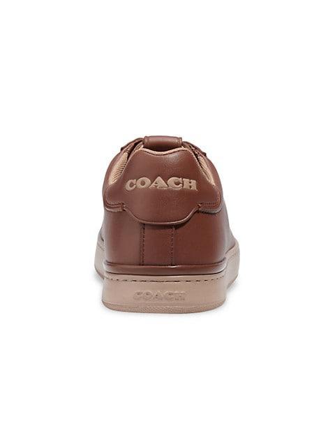 商品Coach|Lowline Lowline Leather Low-Top Sneakers,价格¥1153,第5张图片详细描述
