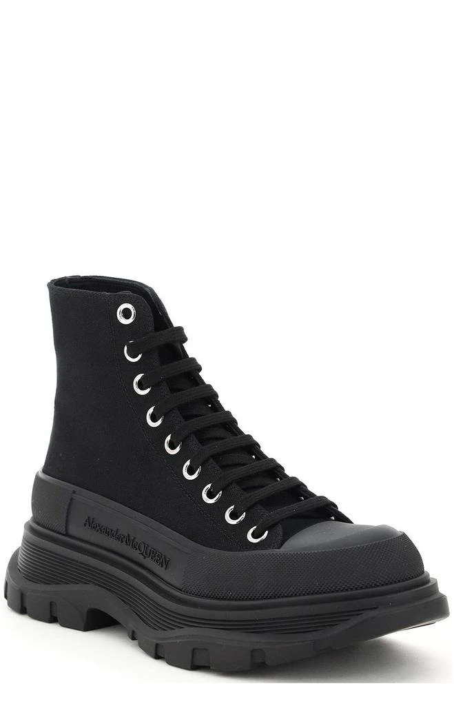 商品Alexander McQueen|Alexander McQueen Tread Slick High-Top Sneakers,价格¥5523,第2张图片详细描述