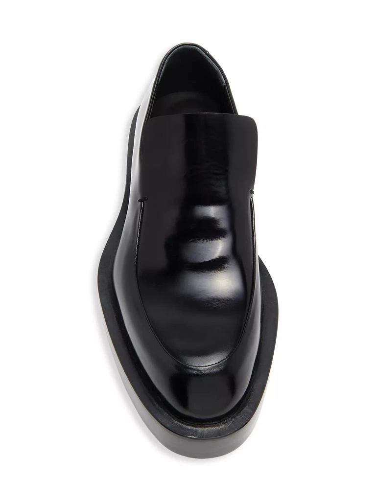 商品Jil Sander|Elegant Platform Leather Shoes,价格¥7469,第5张图片详细描述