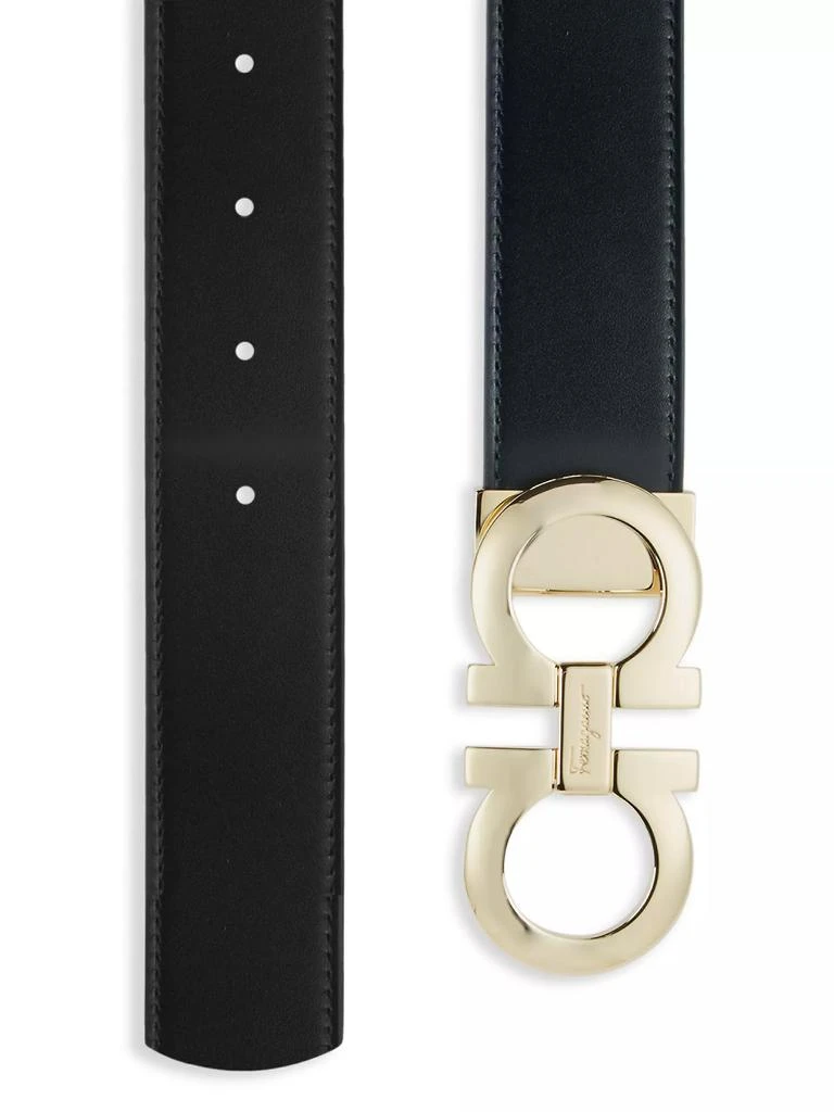 商品Salvatore Ferragamo|Gancini Buckle Adjustable Cut-to-Size Reversible Belt,价格¥4105,第2张图片详细描述