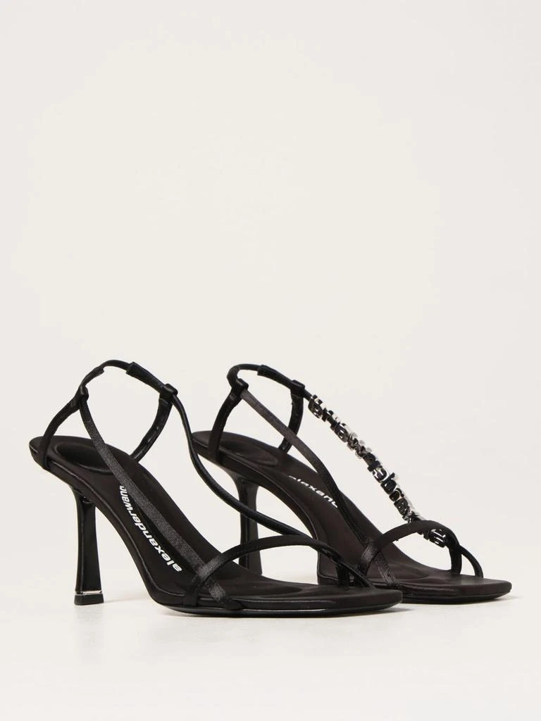 商品Alexander Wang|Ivy Alexander Wang sandals with crystal logo,价格¥5512,第2张图片详细描述