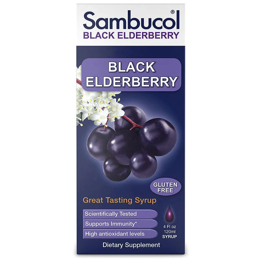 商品Sambucol|Black Elderberry Original Immune Support Syrup,价格¥119,第1张图片