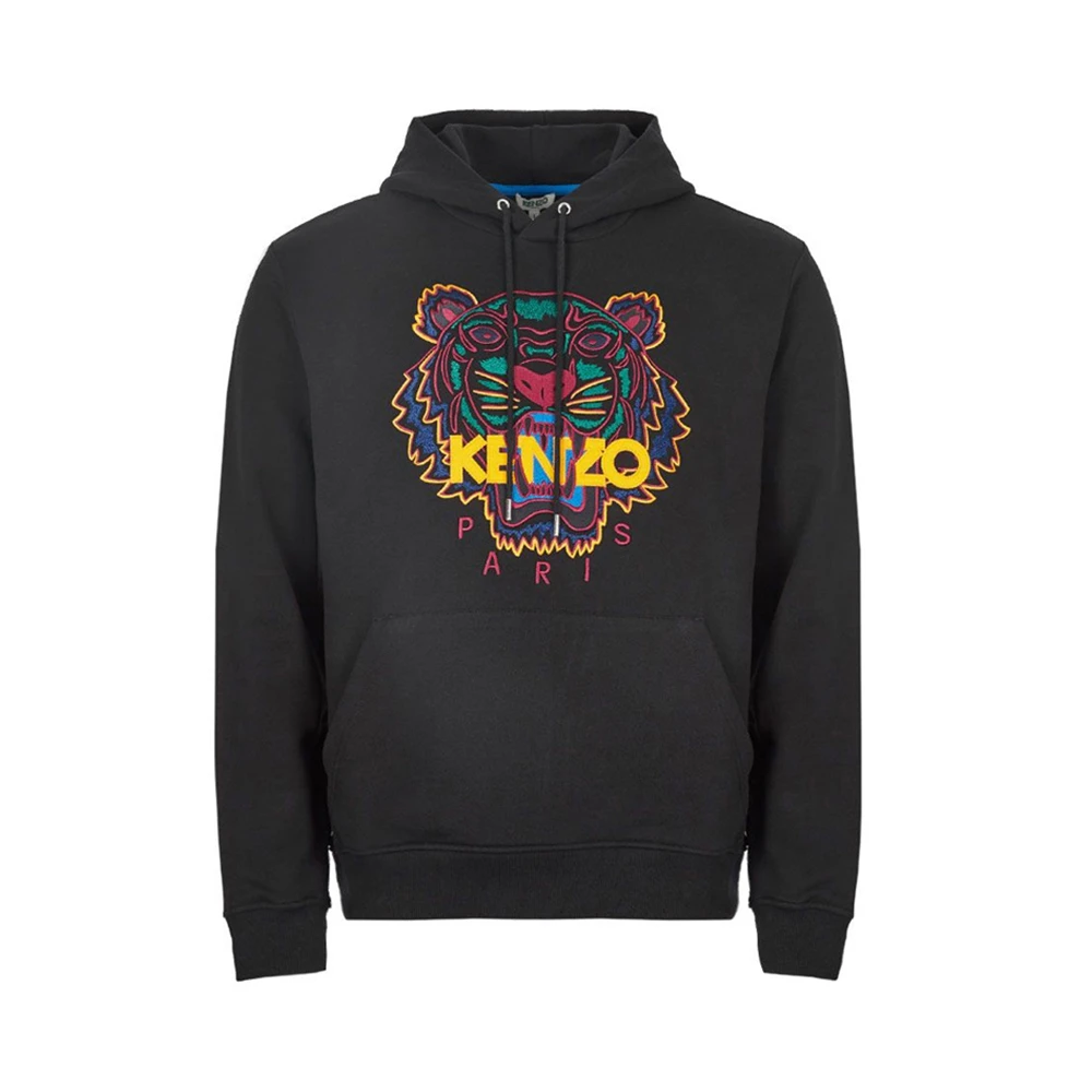 商品Kenzo|KENZO 男士黑色虎头连帽卫衣 F965SW4154XA-99B,价格¥1699,第1张图片