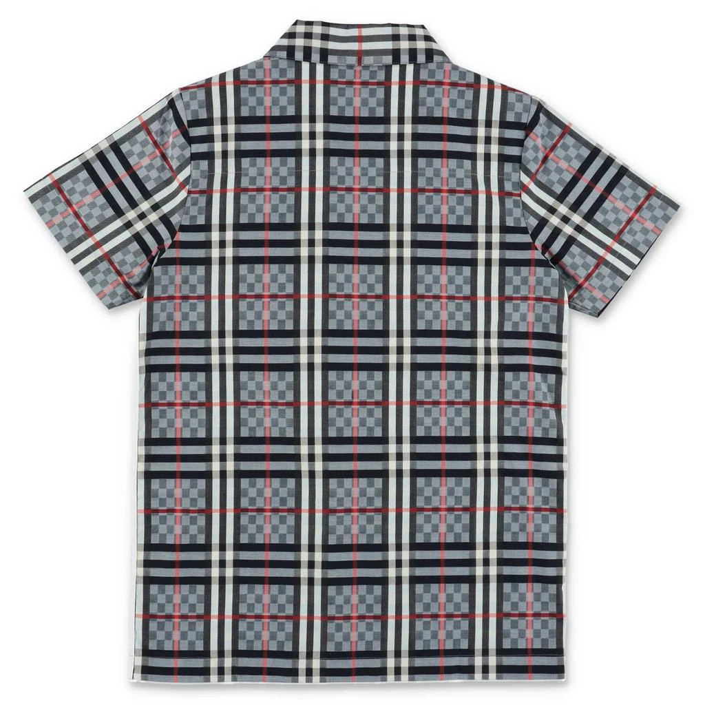 商品Burberry|Burberry Kids Check Pattern Short-Sleeved Shirt,价格¥1874,第2张图片详细描述