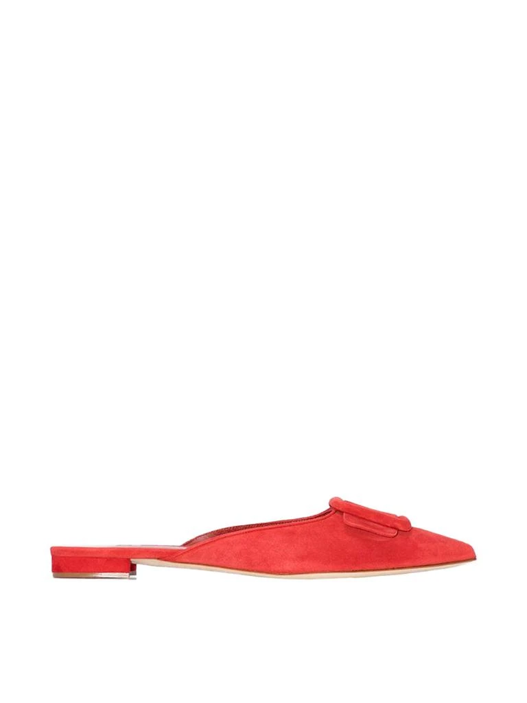 商品Manolo Blahnik|Maysale Mule Flats,价格¥3626,第1张图片