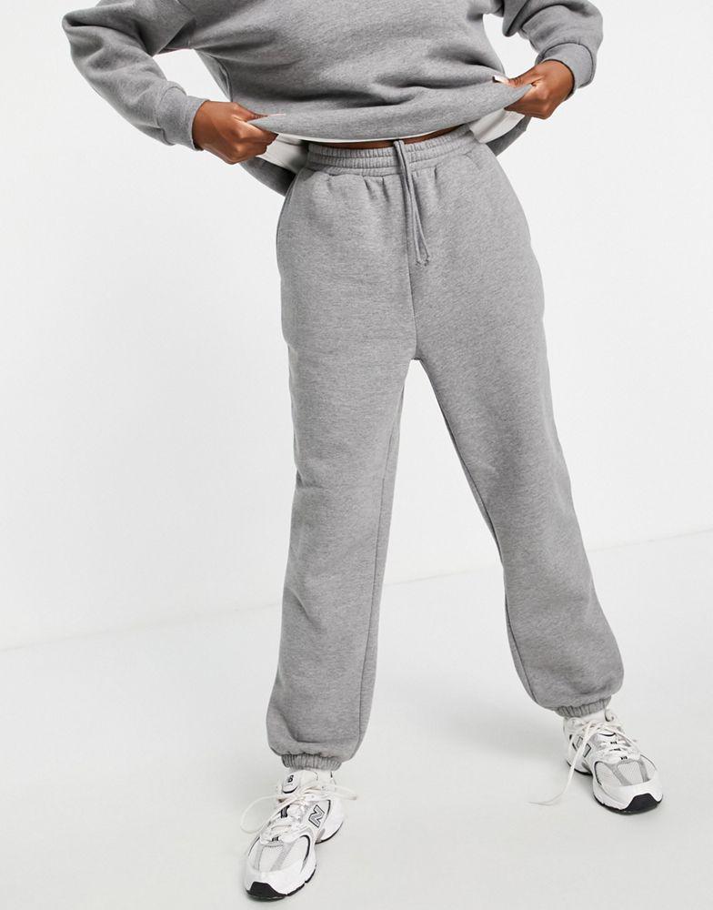 ASOS DESIGN Hourglass tracksuit ultimate sweat / jogger in charcoal商品第4张图片规格展示