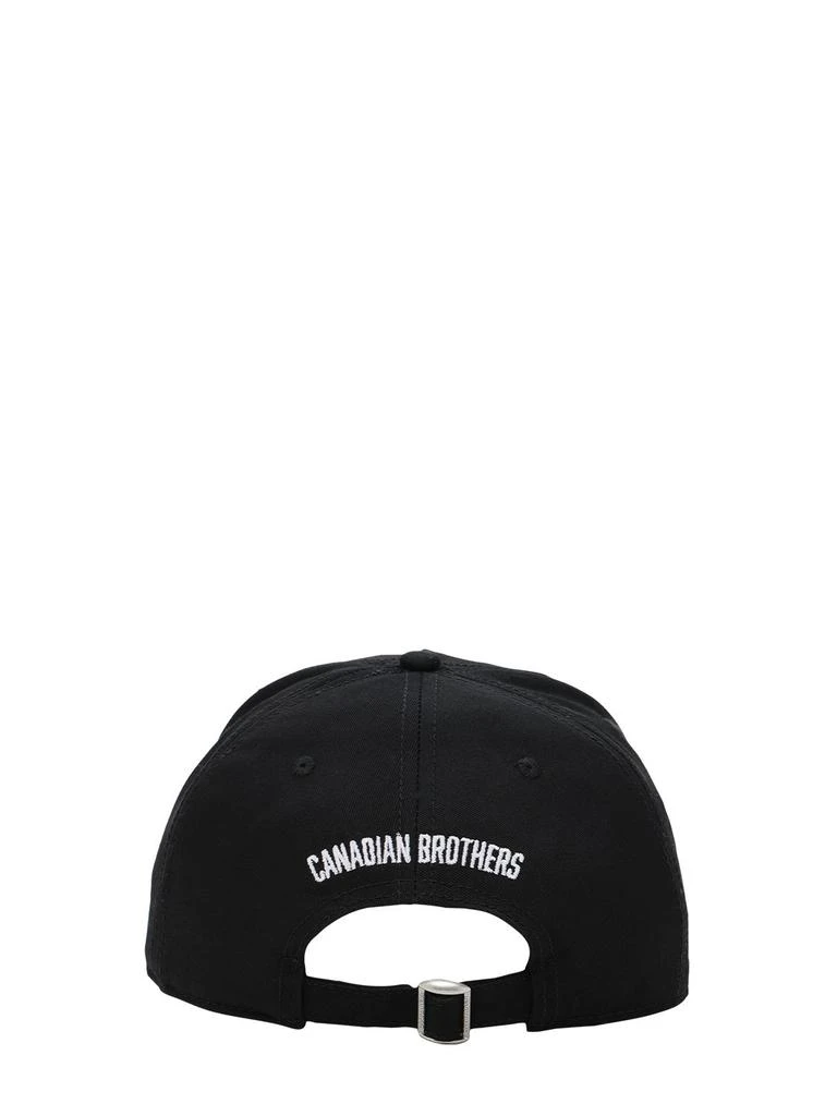 商品DSQUARED2|If Not Embro Cotton Gabardine Cap,价格¥963,第3张图片详细描述