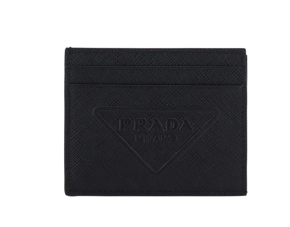 商品Prada|Prada Saffiano Logo Embossed Cardholder,价格¥2431,第1张图片