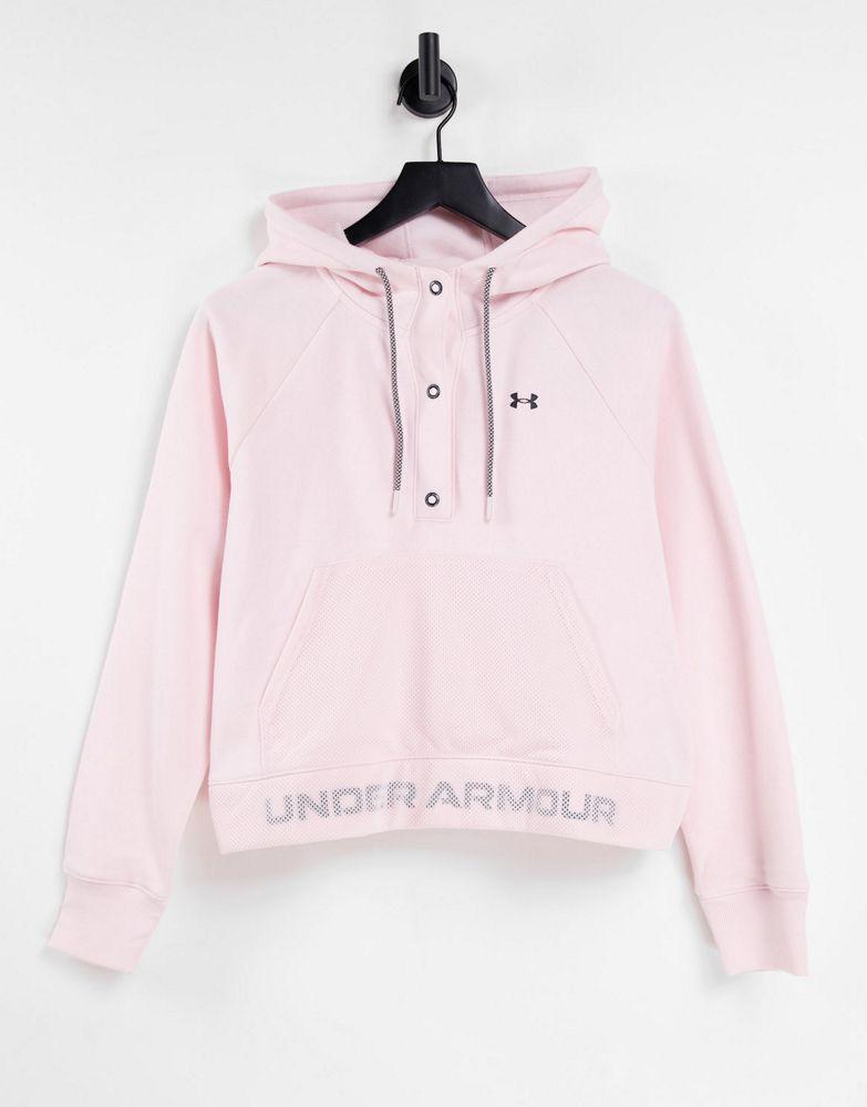 商品Under Armour|Under Armour Rival fleece hoodie in pink,价格¥331,第1张图片