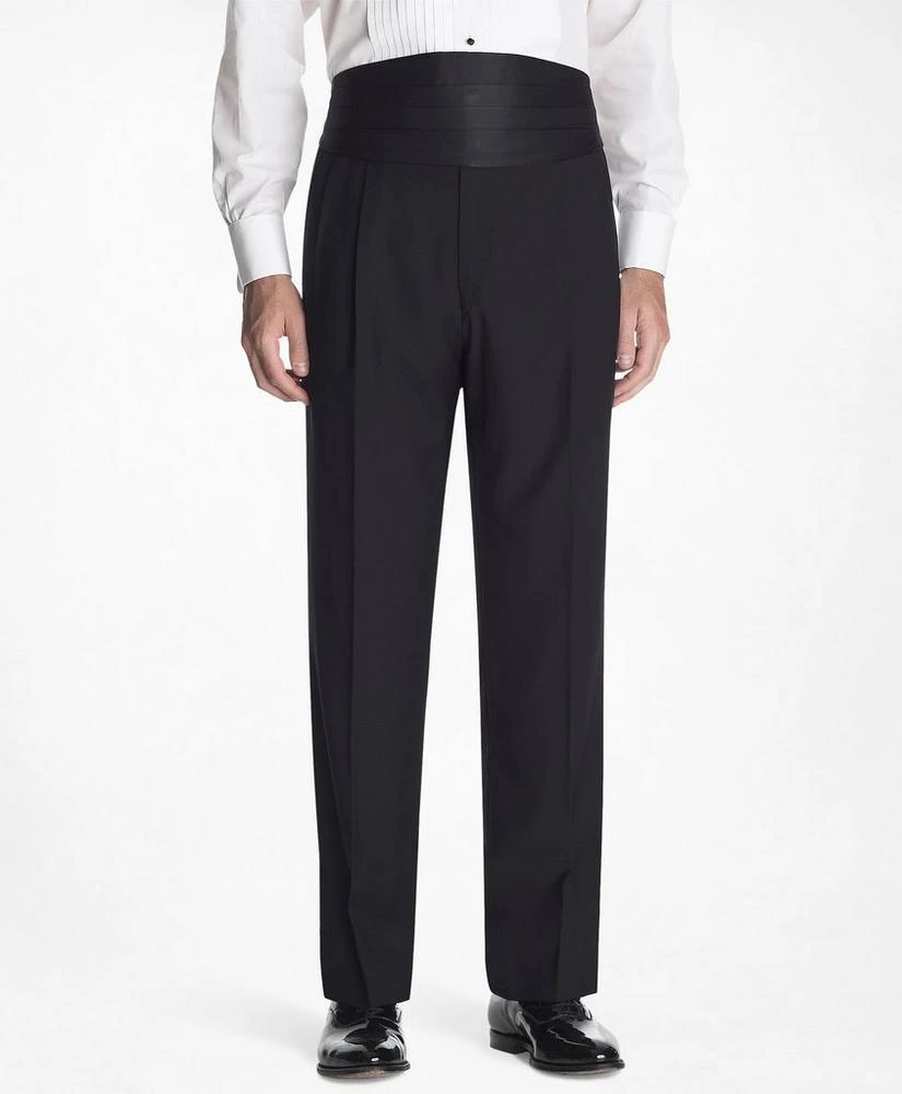 商品Brooks Brothers|1818 Pleat-Front Tuxedo Trousers,价格¥601,第1张图片