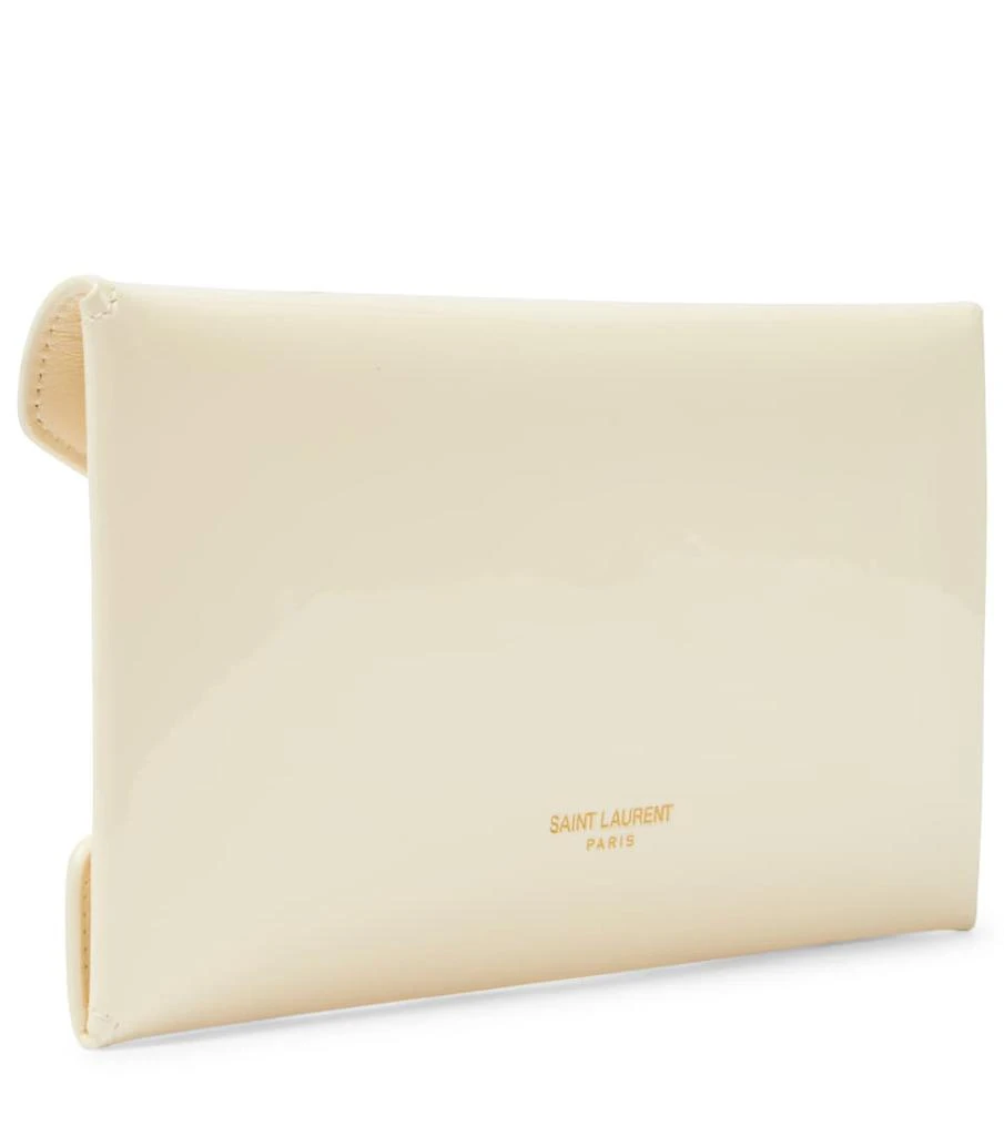 商品Yves Saint Laurent|Paloma leather envelope clutch,价格¥4501,第4张图片详细描述