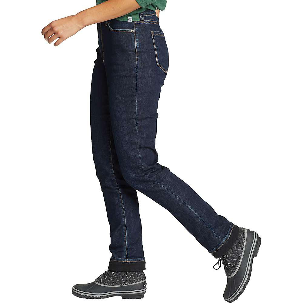Eddie Bauer Travex Women's Voyager Fleece Lined Jean商品第4张图片规格展示